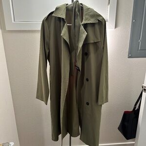 Olive green coat